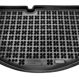 Rezaw-plast Mata Bagażnika Gumowa Citroen C3 2009-2016 wersja z kołem dojazdowym (niepełnowymiarowe) 230130 Bezpieczna płatność