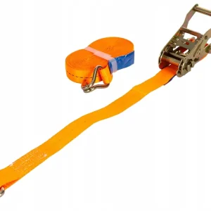 Wyprzedaż Pas transportowy z napinaczem 8M/25mm/1T pasy transportowe mocujące ładunek