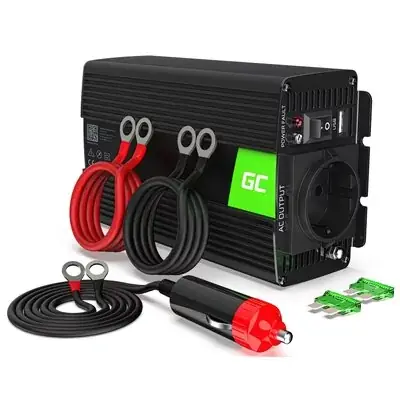 Darmowa dostawa Green Cell Przetwornica Green Cell 24V na 230V Czysta sinusoida 500W GREEN CELL INV17 INV17