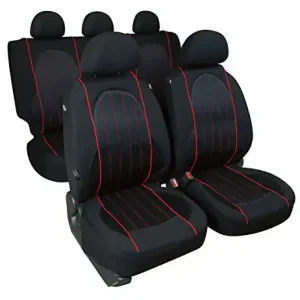 Autentyczny Lampa Komplet pokrowców na siedzenia ALYSSA czarny karbon 54930