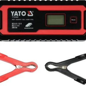 Prostownik Elektroniczny Z Wyświetlaczem Lcd, Zakres 6V/2A, 12V/4A Zwrot pieniędzy