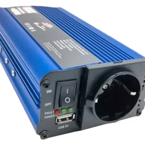 Przetwornica Bass Polska 5011 600/1200 W 12-230 V DC-AC Blue Wysoka jakość