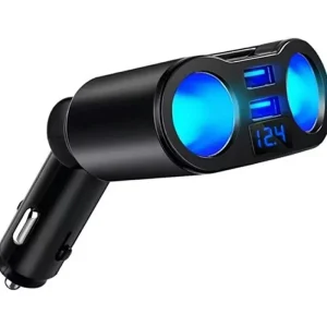 ROZDZIELACZ ZAPALNICZKI SAMOCHODOWEJ 12V z Woltomierzem 2Gniazda PLS41 Tylko dziś