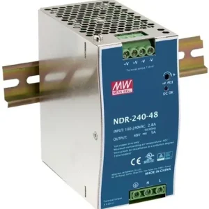 Zamów teraz PULSAR NDR 48V/240W/5A zasilacz na szynę DIN (PL_NDR-240-48)