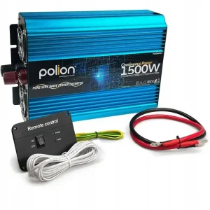 Niska cena Green Cell Przetwornica samochodowa 24V/230V 1500W czysty sinus, pilot, LCD