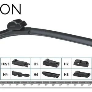 Wycieraczka Płaska VIISION Multi Adapter 600mm 24" Darmowa dostawa