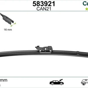 Bezpieczna płatność Pióro wycieraczki Valeo 583921
