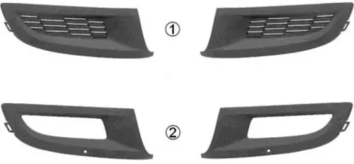 Zamów teraz VAN WEZEL 5829593 kratka wentylacyjna, zderzak 5829593