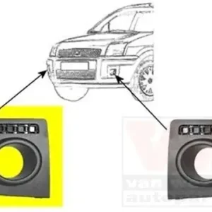 Ekspresowa dostawa VAN WEZEL 1811594 kratka wentylacyjna, zderzak 1811594