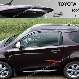 Zwrot pieniędzy Spoiler na tylną klape górny, Toyota IQ, 2008-2016