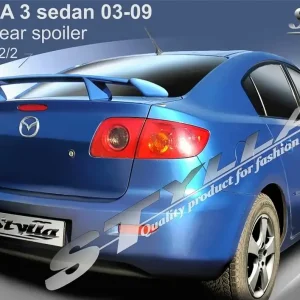 Zwrot pieniędzy Spoiler na tylną klape, Mazda 3 I, 2003-2009