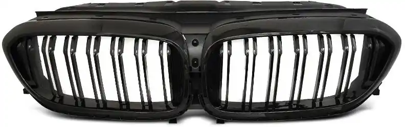 Zwrot pieniędzy Grille nerki, BMW 5, G30, G31, 2017- , Black-Glossy