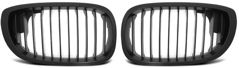 Zwrot pieniędzy Grille nerki, BMW 3, E46, 2003-2006, Coupe, Cabrio, Black-Matt