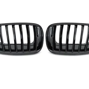 Atrapa przednia BMW X5, E70, 2008-2013, Black, Glossy Oryginalny
