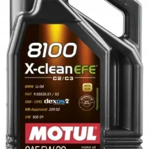 Najlepsza cena Motul 8100 x-clean efe 5 l 5W30 505.01 ORYGINALNY