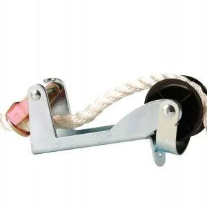 PROWADNICA 12mm LINY KOTWICY ROLKA OCYNKOWANA Z BLOKADĄ LINKI DO ŁÓDKI Popularny