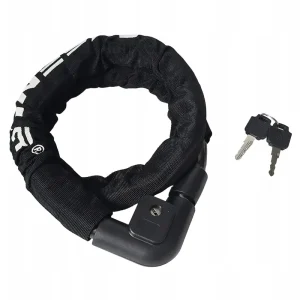 ZABEZPIECZENIE BLOKADA MOTOCYKL ROWER SKUTER HULAJNOGA 1.2m/22mm NA KLUCZ Kup teraz