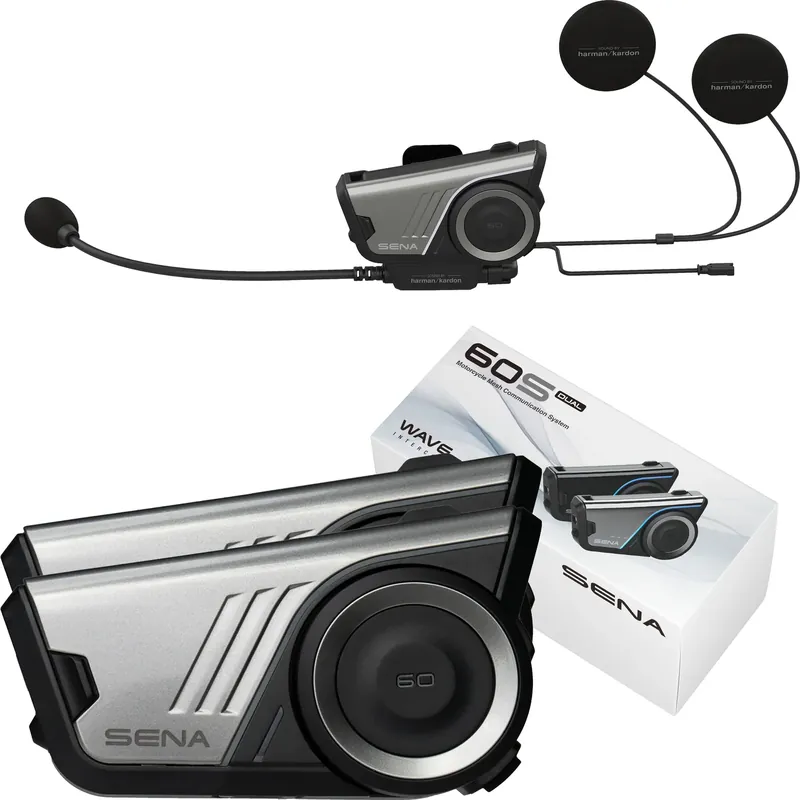 Szybka dostawa SENA INTERKOM MOTOCYKLOWY 60S DUAL MESH 3.0 BLUETOOTH 2000M RADIO FM HARMAN