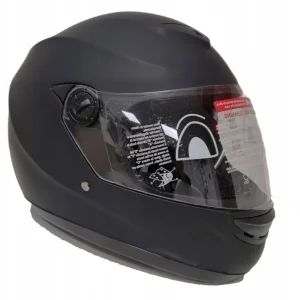 Kask na skuter motocykl motorower czarny mat integralny L Wyprzedaż