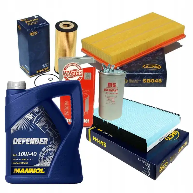 Zestaw filtrów VW Golf IV 1.9tdi 1.9 sdi +olej Wysoka jakość