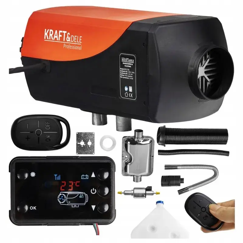 Nagrzewnica Spalinowa Olejowa Ogrzewanie Postojowe 8 kW Webasto KRAFT&DELE Ostatnia szansa