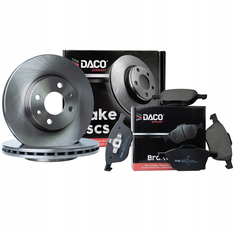 Oryginalny DACO Tarcze Klocki Przód - A3, Leon, Toledo, Octavia, Bora, Golf IV 280mm