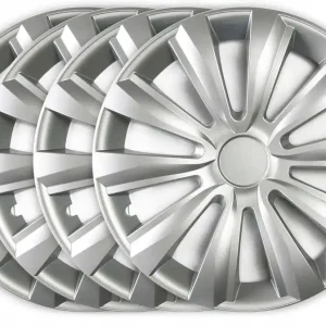 Kup teraz 4x Kołpaki uniwersalne Delta Silver srebrne 14 cali na koła samochodowe