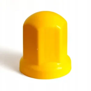 100x Osłona szpilki kół KAPSLE KOŁPACZKI SZPILKI 32 TIR wysokie żółte Autentyczny