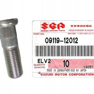 Oferta limitowana Szpilka koła przód M12X1.25 SUZUKI VITARA JIMNY GRAND VITARA 09119-12012 OE