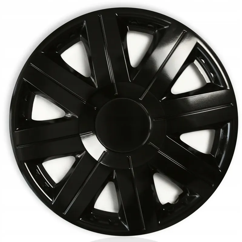 4x Kołpaki uniwersalne Cosmos Black czarne 16 cali na koła samochodowe Nowość