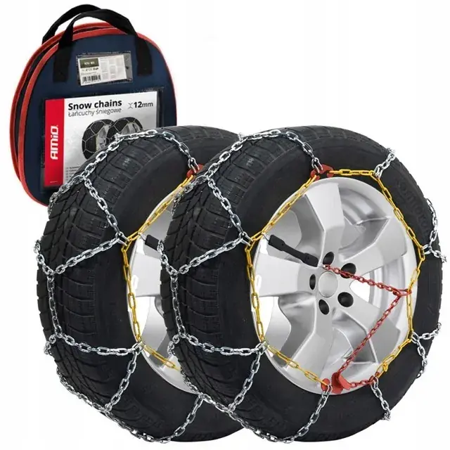 Darmowa dostawa Łańcuchy zimowe śniegowe 12 mm KN-70 R14 205/55