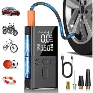 Loowarts bezprzewodowa przenośna sprężarka powietrza 20000 mAh 150 PSI Tylko dziś