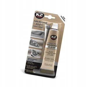 K2 SILICONE SILIKON DO +204°C, BEZBARWNY, 85G W8L63 Popularny