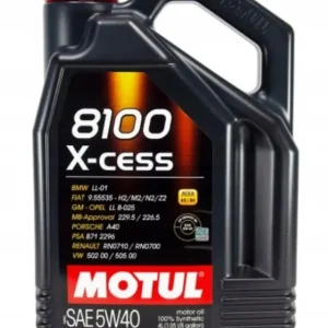 Niska cena Olej silnikowy Motul 8100 X-CESS 5W-40 4L