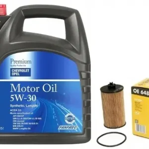 Ekspresowa dostawa Premium Chevrolet Opel 5W30 5L + FILTR OE648/6