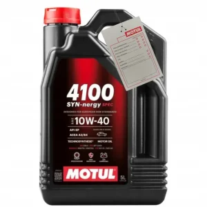 MOTUL 4100 SYN-NERGY SPEC 10W40 5L (dawniej Motul 6100 Synergy +10W40) Bezpieczna płatność