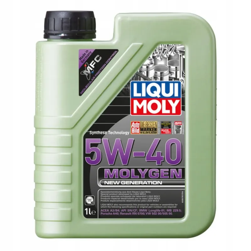 Tylko dziś Olej silnikowy Liqui Moly Molygen New Generation 5W-40 1L