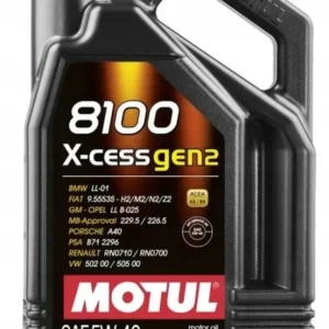 Zamów teraz Olej silnikowy Motul 8100 X-CESS GEN2 5W-40 5L