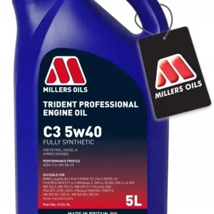 MILLERS OILS TRIDENT 5W40 5L PREMIUM DEXOS 2 LL04 Niska cena