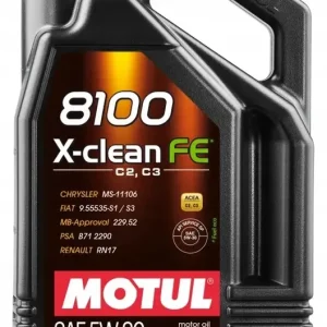 Olej 5w30 Motul 8100 X-Clean FE C2 C3 5 litrów Tylko dziś