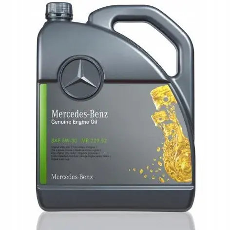 Tani ORYGINALNY OLEJ MERCEDES SAE 5W30 MB 229.52 5L DPF
