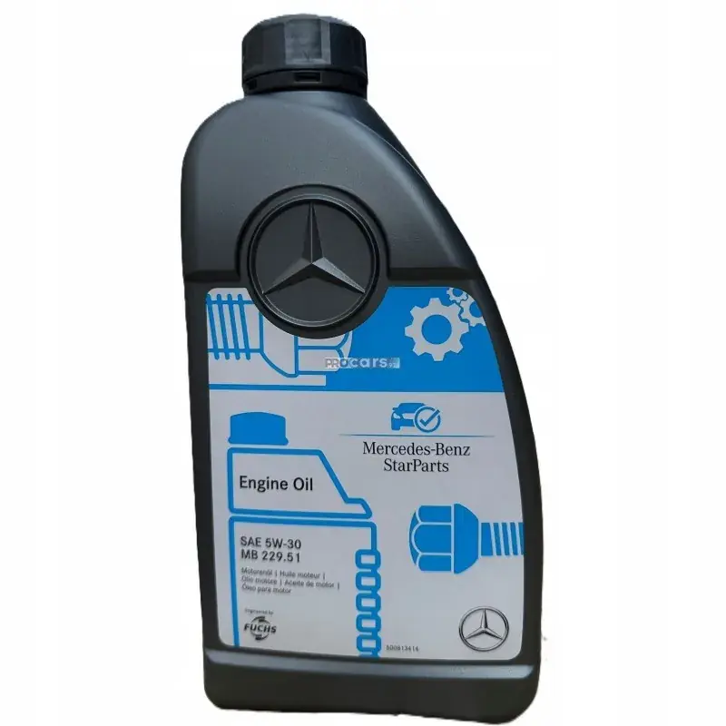 Olej silnikowy Mercedes MB 229.51 5W-30 1L ORYGINALNY STARPARTS Oryginalny