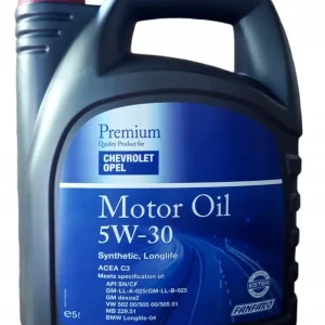 Olej syntetyczny OPEL GM 5W30 5L Popularny