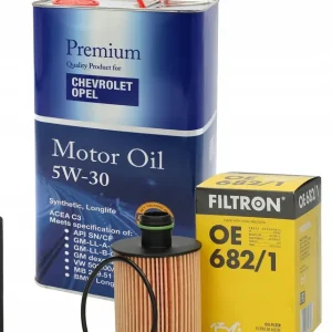 Opel Chevrolet 5W30 5L DEXOS2 + FILTR OLEJU OE682/1 Zwrot pieniędzy