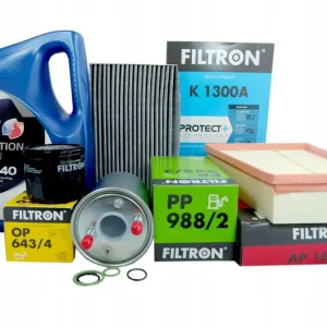 Autentyczny 4xFiltr + Olej Renault Megane 3 Scenic 3 1.5 dCi