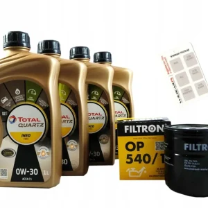 Filtr oleju + olej 0w30 Total Citroen C4, C4 Picasso Spacetourer 1.2 Zamów teraz