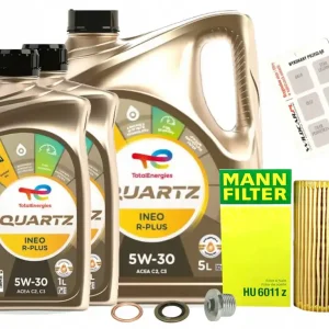 Filtr HU 6011Z + olej 5W30 Total Nissan, Mercedes Rabat