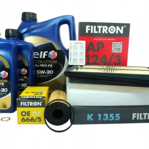3xFiltr + olej 5W30 Renault Kadjar 1.6 dCi 2015- Oferta