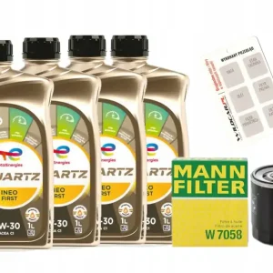 Filtr + Olej DS3 DS4 Peugeot 2008 1.2 THP PureTech Bezpieczna płatność