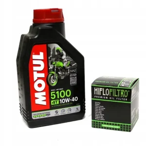 Ekspresowa dostawa Olej Motul 10w40 5100 1L + Filtr HF141 Zestaw